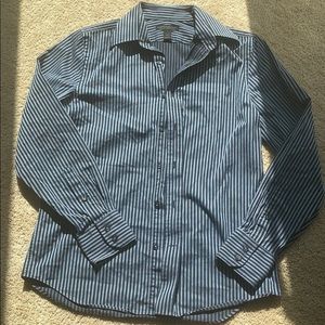 Long sleeve stripped button down